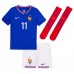 Echipament fotbal Franţa Ousmane Dembele #11 Tricou Acasa European 2024 pentru copii maneca scurta (+ Pantaloni scurti)